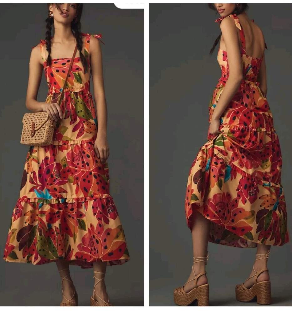 Farm Rio Tie Banana Dress